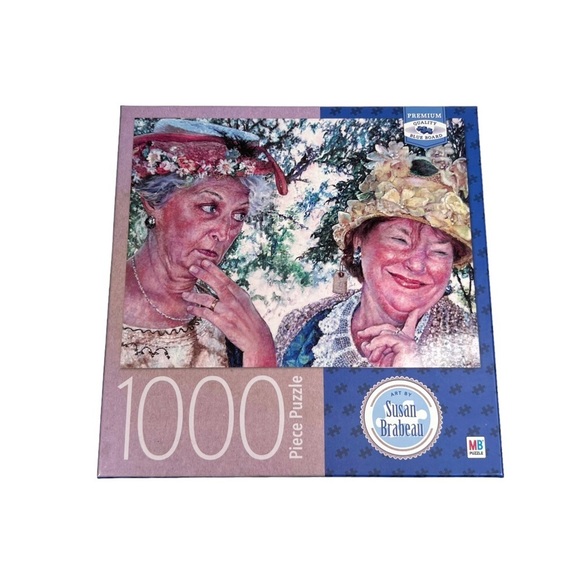 NEW Milton Bradley Susan Brabeau 1,000 Piece BEST FRIENDS Jigsaw Puzzle - Picture 1 of 10